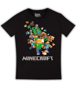Minecraft - человечки на черной